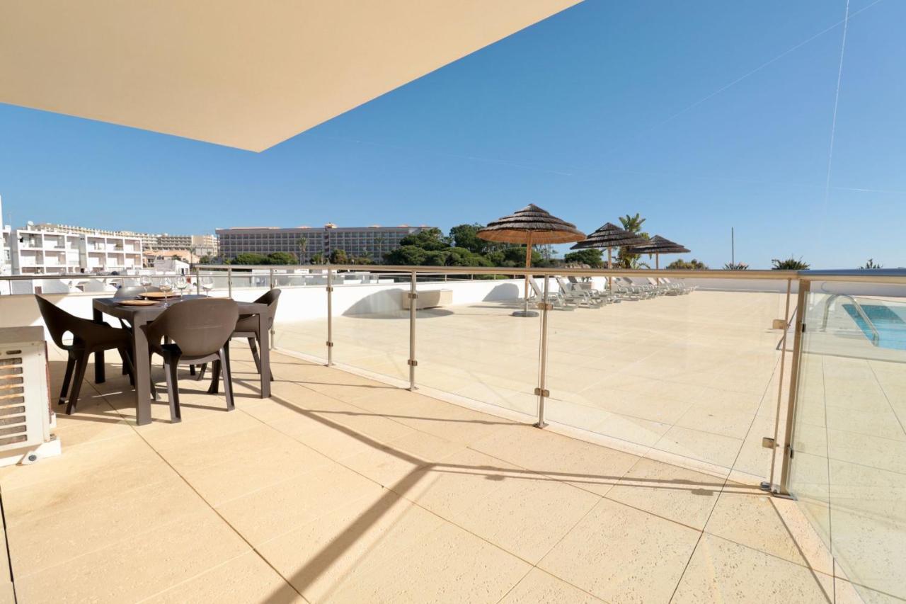 Апартаменты Olhos De Agua 1Br With Pool, Ac And Free Parking Албуфейра Экстерьер фото