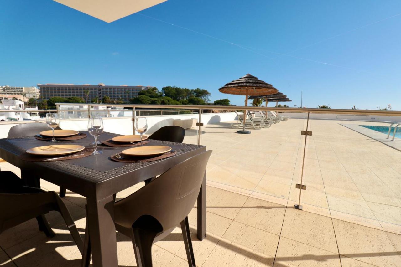 Апартаменты Olhos De Agua 1Br With Pool, Ac And Free Parking Албуфейра Экстерьер фото